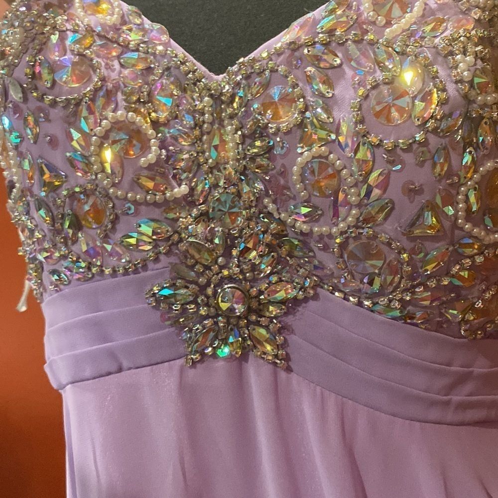 Alyce B’Dazzle Paris Orchid Sweetheart Dress